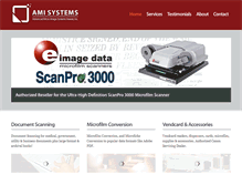 Tablet Screenshot of amisystems.net